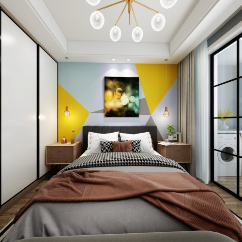 Nordic Style Bedroom-ID:394361674