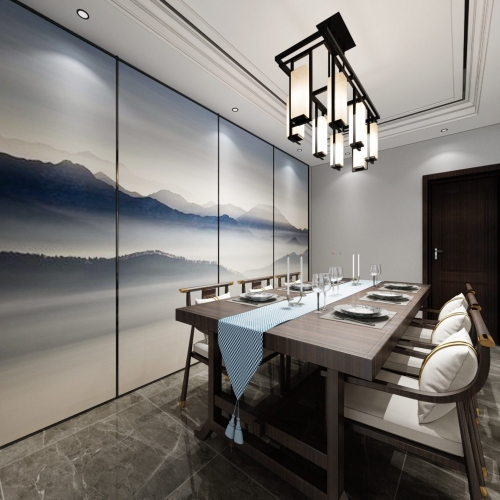 New Chinese Style Dining Room-ID:110781378