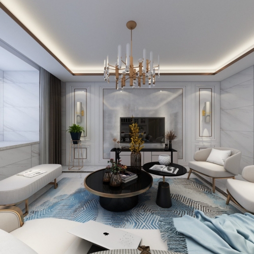 Modern A Living Room-ID:212079676