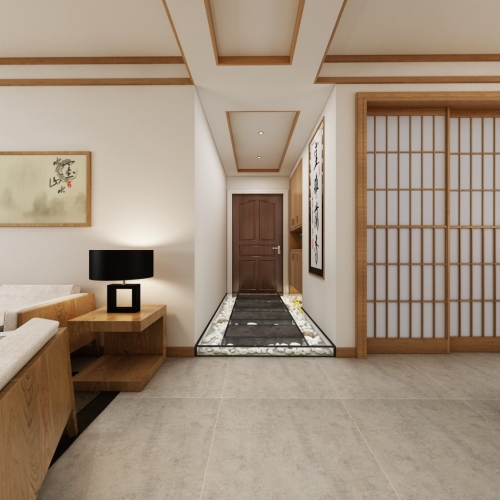 Japanese Style A Living Room-ID:228615632