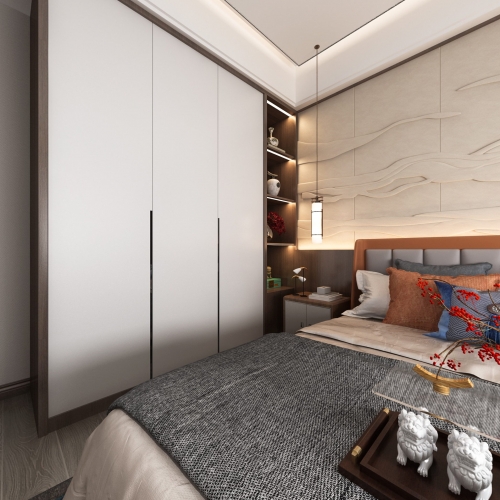 New Chinese Style Bedroom-ID:270328976