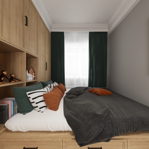 Nordic Style Bedroom-ID:890858682