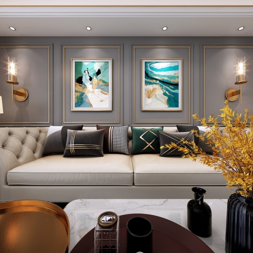 Modern A Living Room-ID:342903797