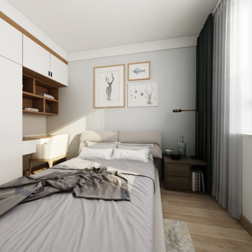Nordic Style Bedroom-ID:908289115