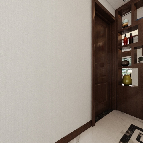 New Chinese Style Dining Room-ID:990282152