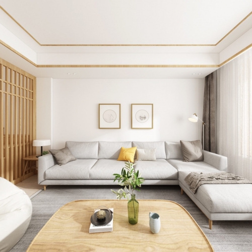 Japanese Style A Living Room-ID:946810296