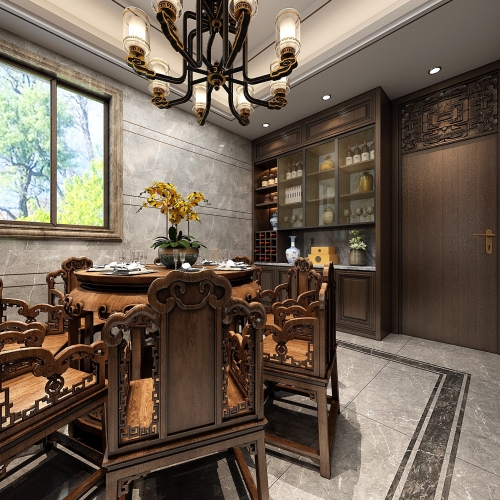 Chinese Style Dining Room-ID:505280491
