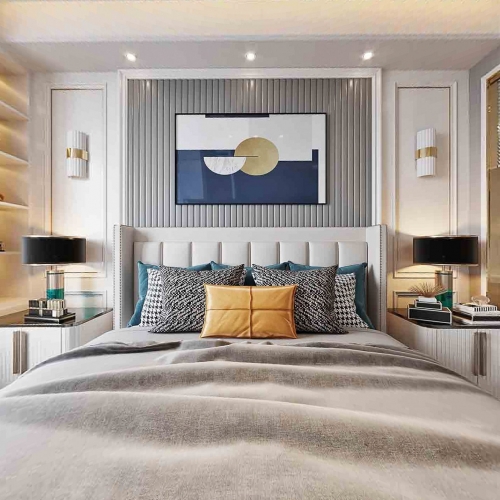 Modern Bedroom-ID:910976834