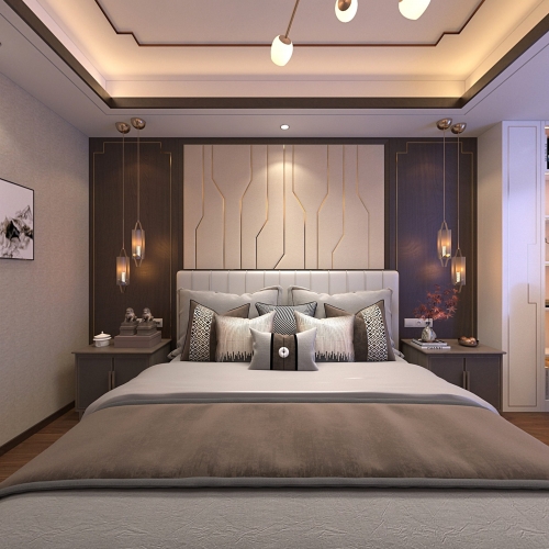 New Chinese Style Bedroom-ID:207342482