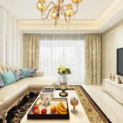 European Style A Living Room-ID:596994533