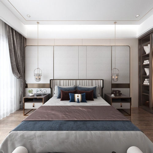 New Chinese Style Bedroom-ID:459219162