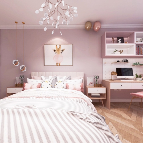 Nordic Style Girl's Room Daughter's Room-ID:245388332