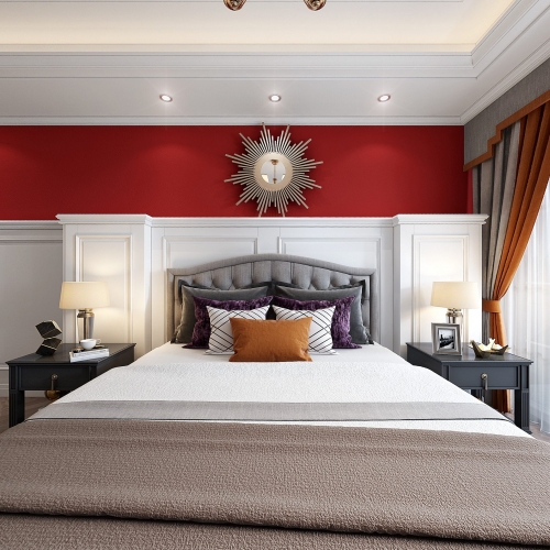 Simple European Style Bedroom-ID:255011477