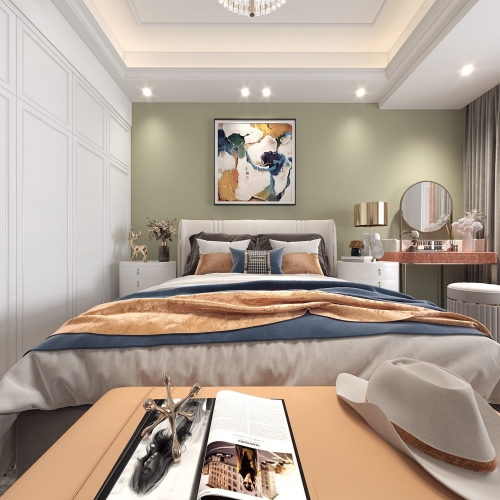 Simple European Style Bedroom-ID:141644834