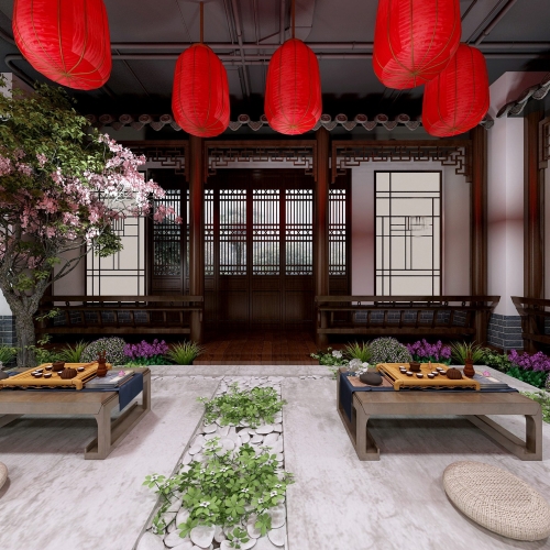 Chinese Style Courtyard/landscape-ID:397284789