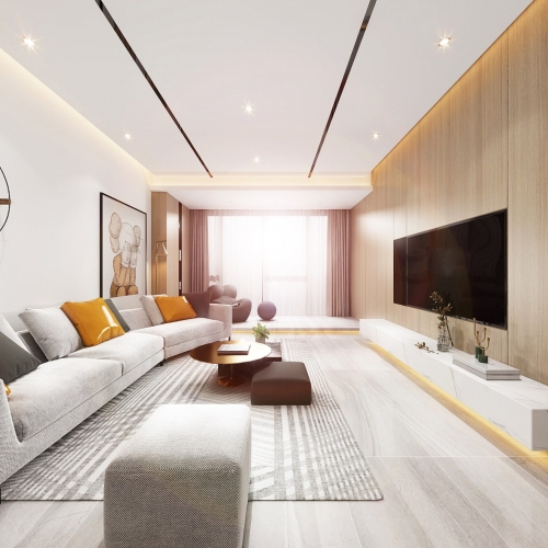 Modern A Living Room-ID:481349995