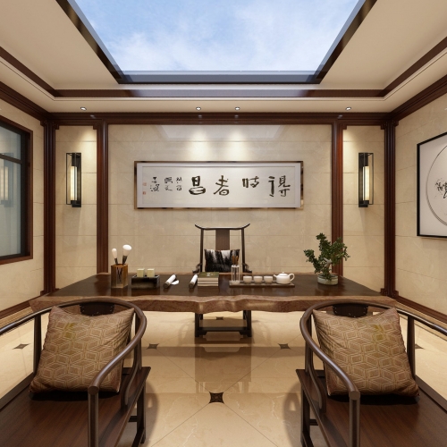 New Chinese Style Study Space-ID:749090383