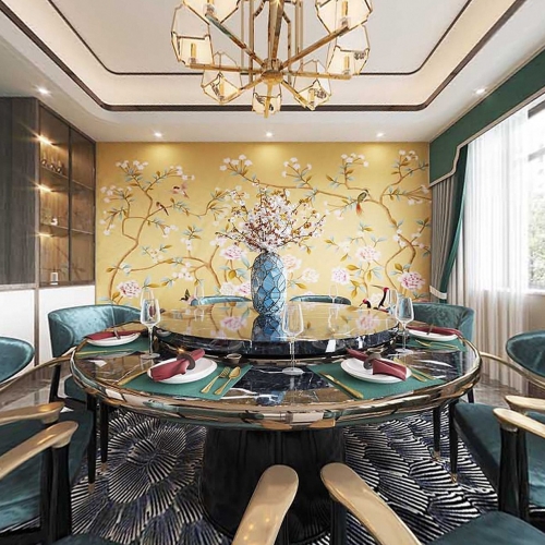 New Chinese Style Dining Room-ID:691552224