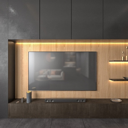 Modern A Living Room-ID:923687221