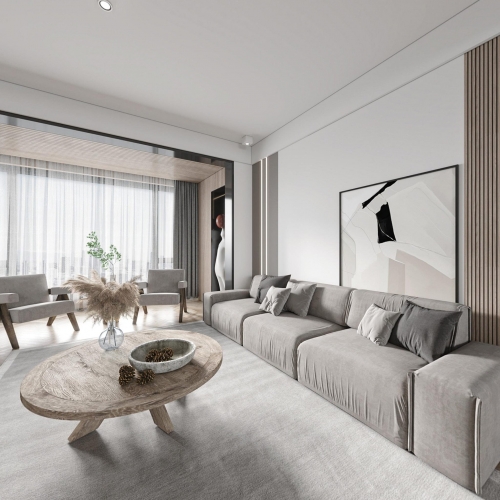 Modern A Living Room-ID:327150587