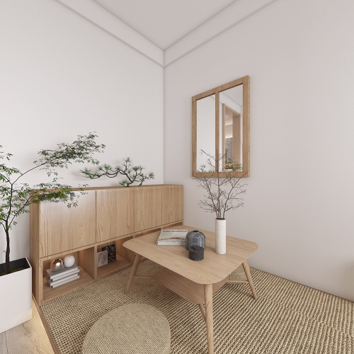 Japanese Style A Living Room-ID:678245595