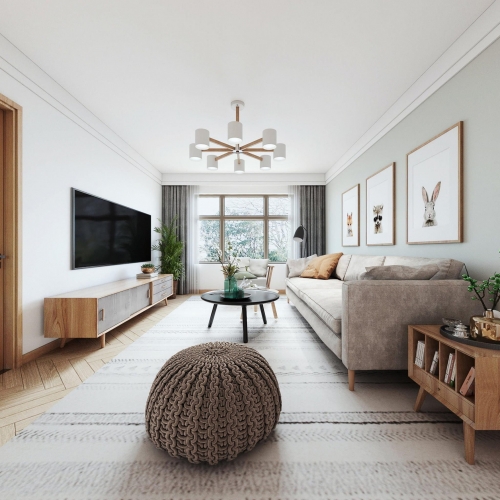 Nordic Style A Living Room-ID:148366178