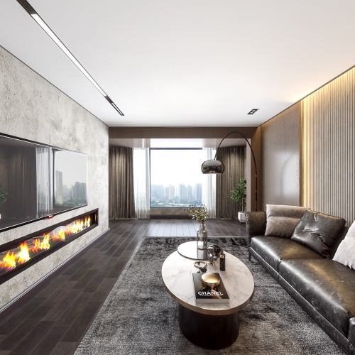 Modern A Living Room-ID:584811911