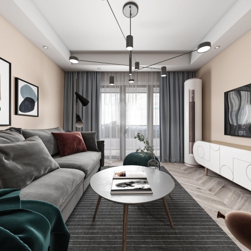 Modern A Living Room-ID:575454829