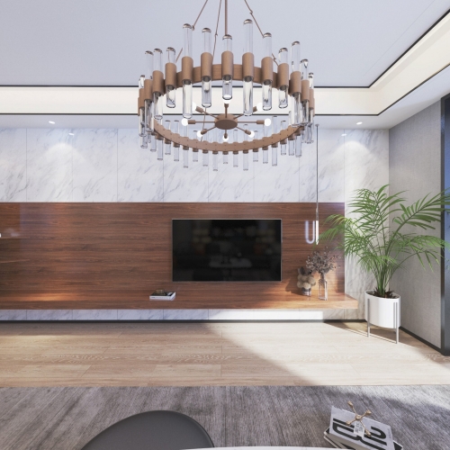 Modern A Living Room-ID:700270278