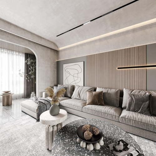 Modern A Living Room-ID:199793361