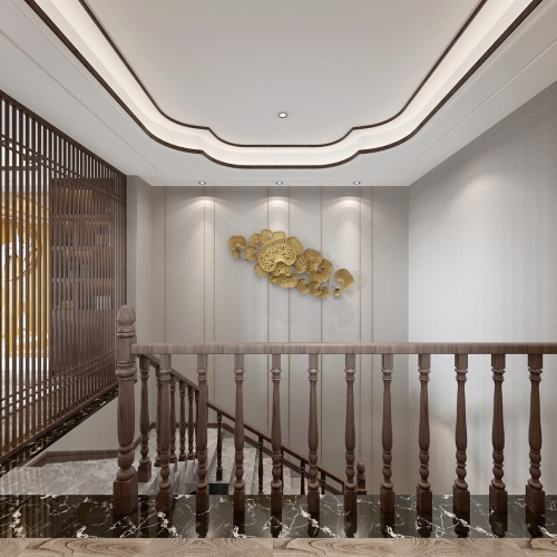 New Chinese Style Hallway-ID:112729293
