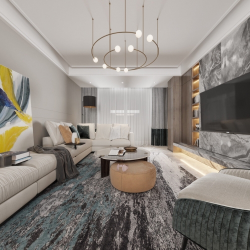 Modern A Living Room-ID:341148158