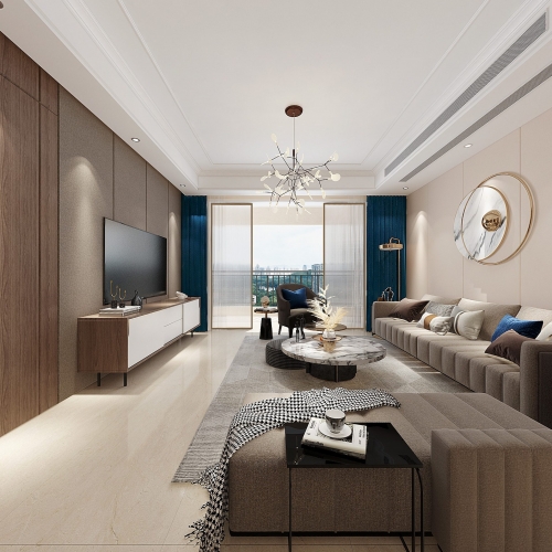 Modern A Living Room-ID:112929984