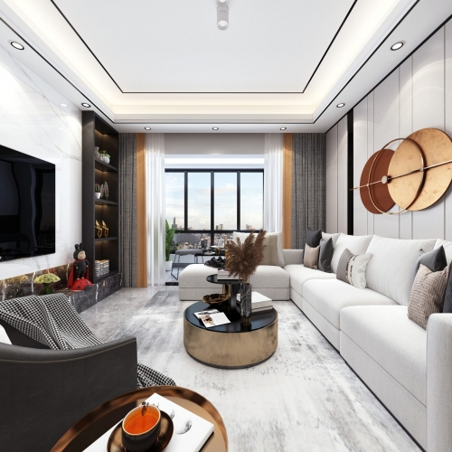 Modern A Living Room-ID:104009945