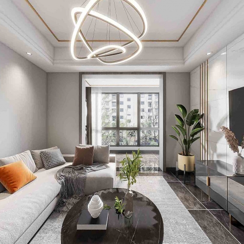 Modern A Living Room-ID:843861919