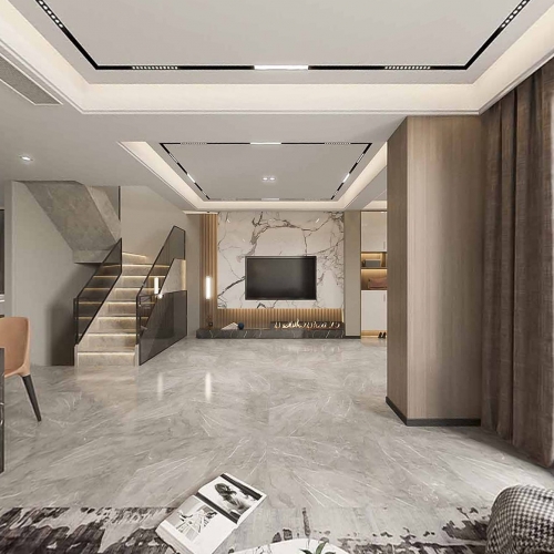 Modern A Living Room-ID:746238474