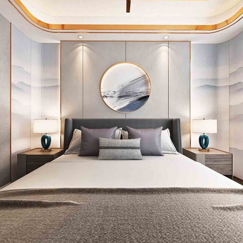 New Chinese Style Bedroom-ID:922551664