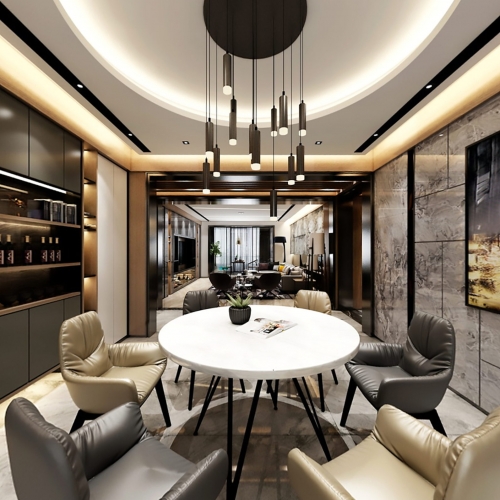 Modern A Living Room-ID:903095358