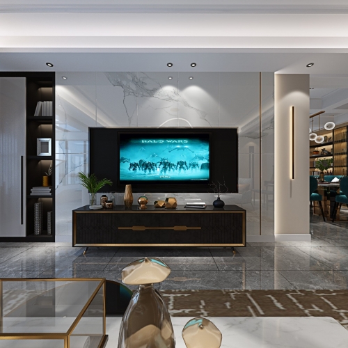 Modern A Living Room-ID:415299648