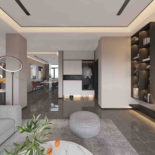 Modern A Living Room-ID:247381825