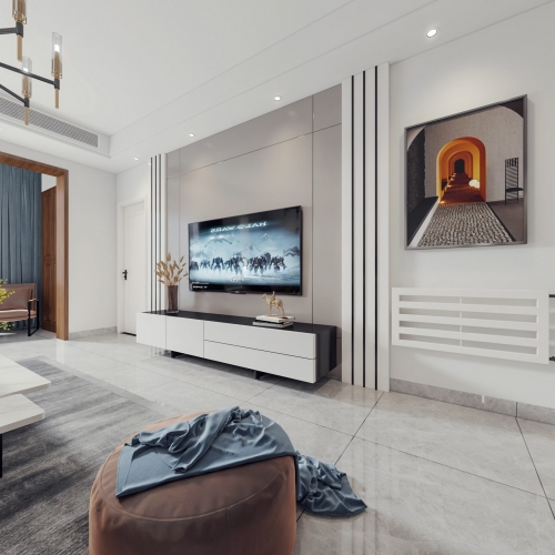 Modern A Living Room-ID:659688612