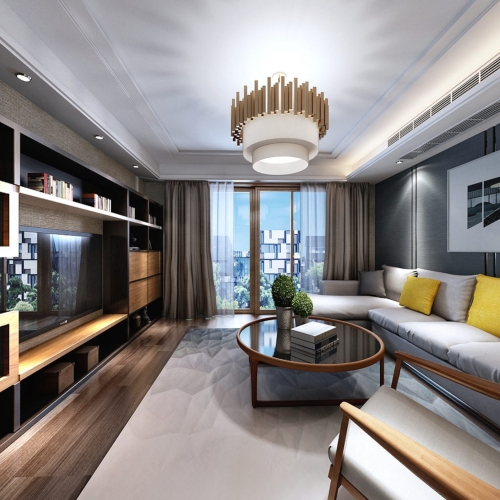 Modern A Living Room-ID:840490228