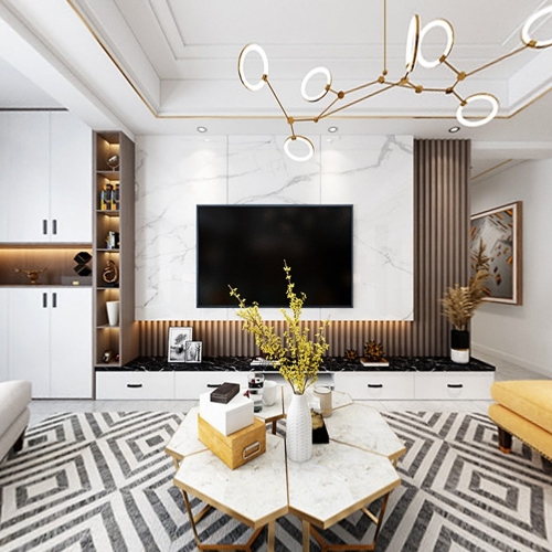 Modern A Living Room-ID:223694896