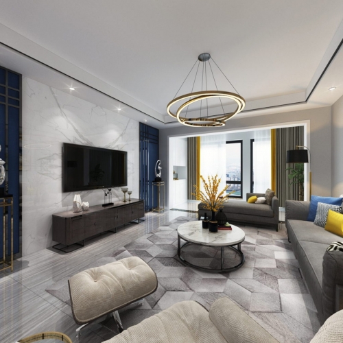 Modern A Living Room-ID:329682618