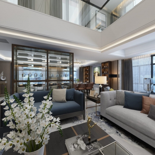 Modern A Living Room-ID:316064497