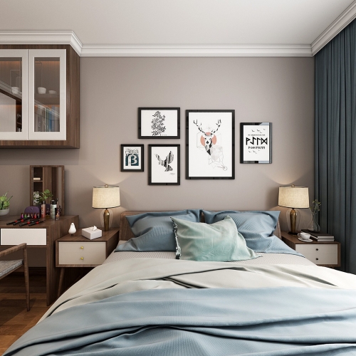 Nordic Style Bedroom-ID:290717372