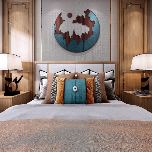 New Chinese Style Bedroom-ID:440229269