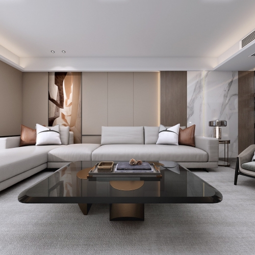 Modern A Living Room-ID:648486477