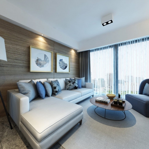 Modern A Living Room-ID:714668388