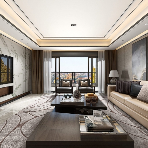 Modern A Living Room-ID:737239734